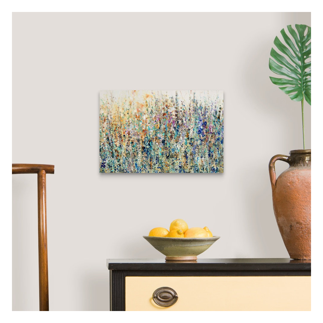 Thicket Wildflowers by Timothy O'Toole Painting Print on Canvas Wall Art